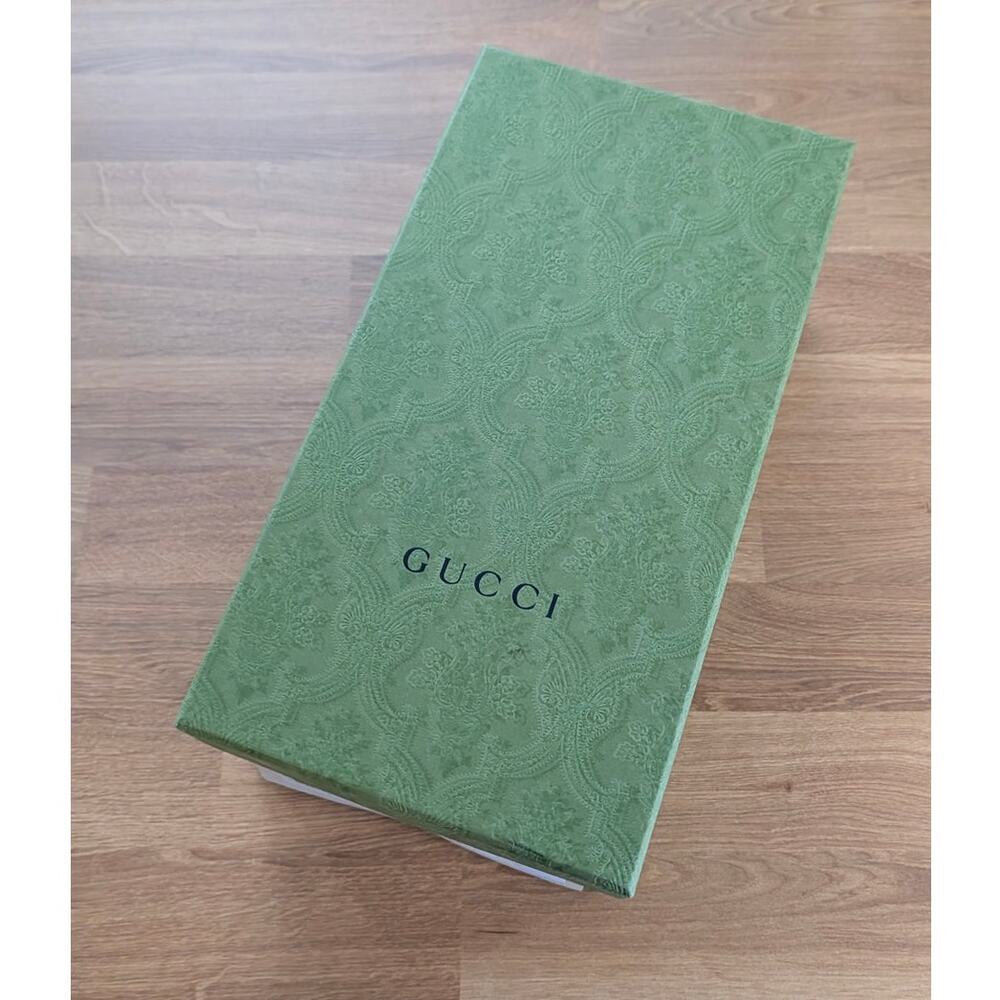 Gucci Princetown Leather Mule Loafer Slipper Womens EU 38/US 8 Black Italy Flat - Picture 9 of 12